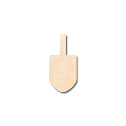 Unfinished Wood Dreidel Shape - Hanukkah - Craft - up to 46" DIY