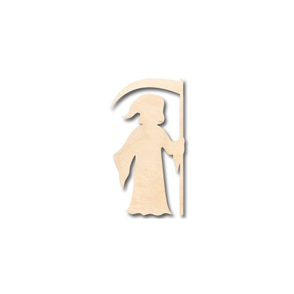 Unfinished Wood Grim Reaper Shape - Death - Craft - up to 46" DIY
