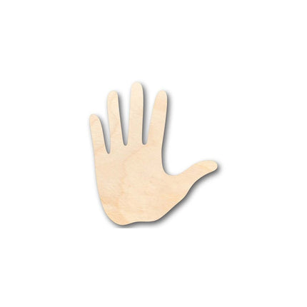 Unfinished Wood Hand Shape - Craft - up to 46" DIY