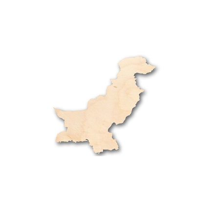 Unfinished Wood Pakistan Shape - Country - Craft - up to 46" Width DIY