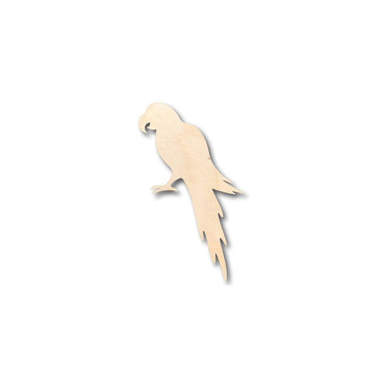 Unfinished Wood Parrot Shape - Animal - Wildlife - Pet - Craft - up to 46" DIY