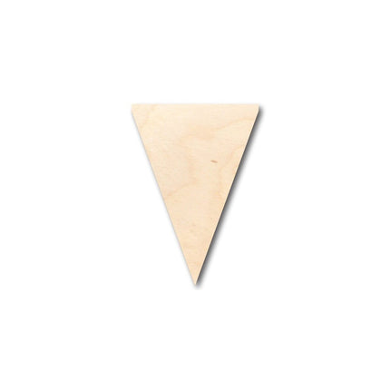 Unfinished Wood Pennant Shape - School - Sports - Craft - up to 46" DIY