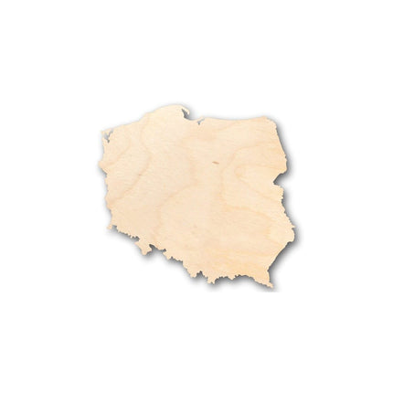 Unfinished Wood Poland Shape - Country - Craft - up to 46" Width DIY