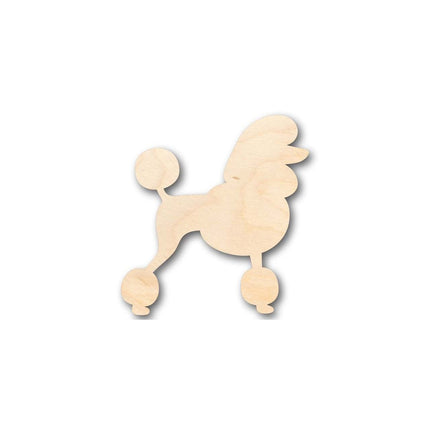 Unfinished Wood Poodle Dog Shape - Animal - Pet - Craft - up to 46" DIY