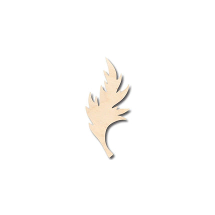 Unfinished Wood Poppy Leaf Shape - Spring - Craft - up to 46" DIY