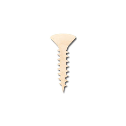 Unfinished Wood Screw Shape - Tool - Craft - up to 46" DIY