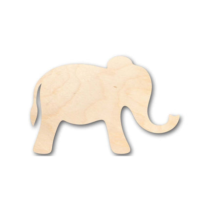 Unfinished Wood Simple Elephant Shape - Animal - Wildlife - Craft - up to 46" DIY