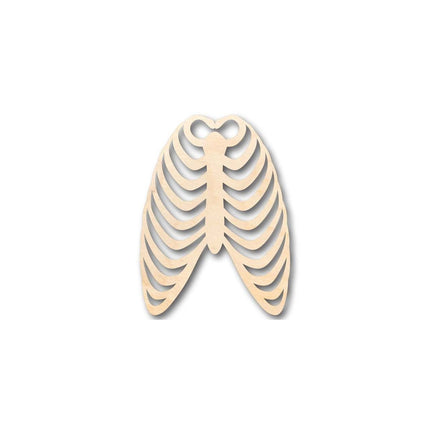 Unfinished Wood Skeleton Rib Cage Shape - Craft - up to 46" DIY