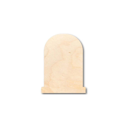 Unfinished Wood Tombstone Shape - Graveyard - Halloween - Craft - up to 46" DIY
