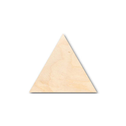 Unfinished Wood Triangle Shape - Craft - up to 46" DIY