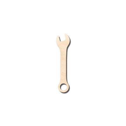 Unfinished Wood Wrench Shape - Tool - Craft - up to 46" DIY